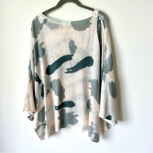 POL Boho Slouchy Camo Print Lightweight Dolman Sleeve Sweater—SZ. Medium - Picture 17 of 17